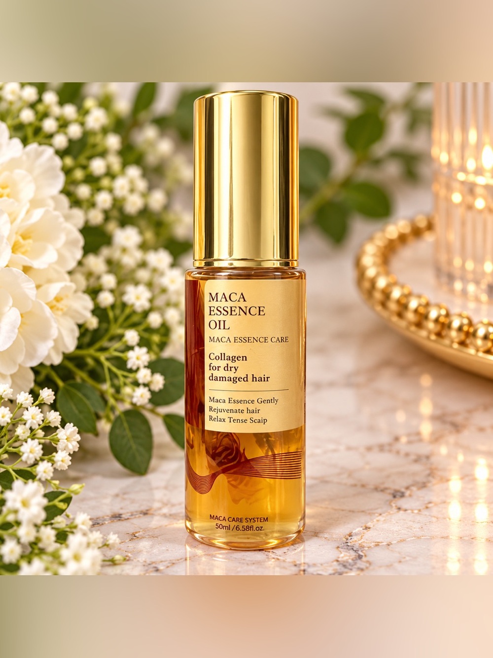 Maca Essence Oil Collagen Serum - Gold